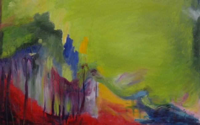 What is reflection - Oil on Canvas, 136x103cm, 2011